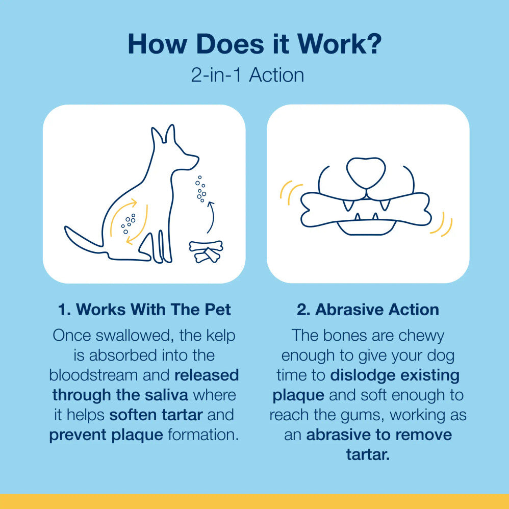 Plaque Off Dental Bones Vegetable Fusion 482g