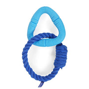Rosewood Battersea Rope & Rubber Triangle Dog Toy