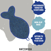 Rosewood Battersea Fish Shaped Cat Scratcher Mat