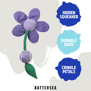 Rosewood Battersea Flower Tug Dog Toy