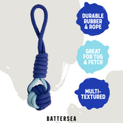 Rosewood Battersea Rope & Rubber Tug Dog Toy