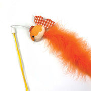 Happy Pet Tabby Patch Extra Long Goldfish Cat Teaser