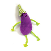 Happy Pet Tabby Patch Catnip Aubergines 2 Pack