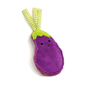 Happy Pet Tabby Patch Catnip Aubergines 2 Pack