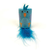Happy Pet Tabby Patch Bluebird Rattle Roll Cat Toy