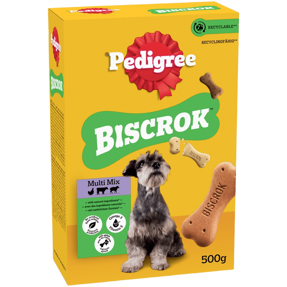 Pedigree Biscrok Original Dog Biscuits Multi Mix 500g
