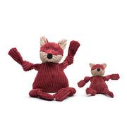 HuggleHounds Sly Fox Knottie Dog Toy