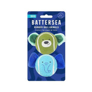 Rosewood Battersea Rubber Ball Animals Dog Toy 2 Pack
