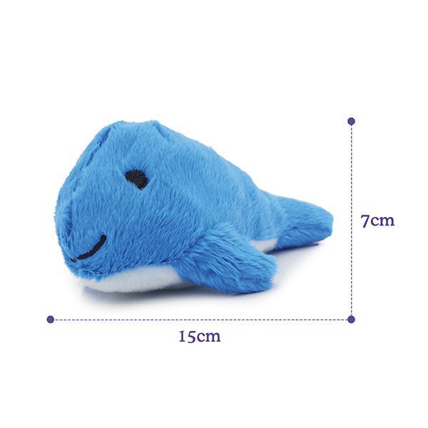 Rosewood Under The Sea Whale Cat Toy