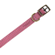 Ancol Timberwolf Leather Dog Collar