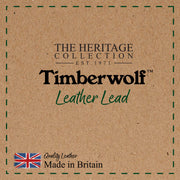 Ancol Timberwolf Leather Dog Lead 1m x 19mm