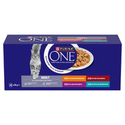 PURINA® ONE Mini Fillets Mixed Selection in Gravy Wet Cat Food