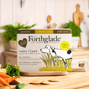 Forthglade Complete Grain Free Adult Chicken & Liver Variety Pack Wet Dog Food