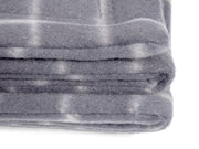 Petface Grey Window Pane Check Comforter Dog Blanket