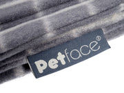 Petface Grey Window Pane Check Comforter Dog Blanket