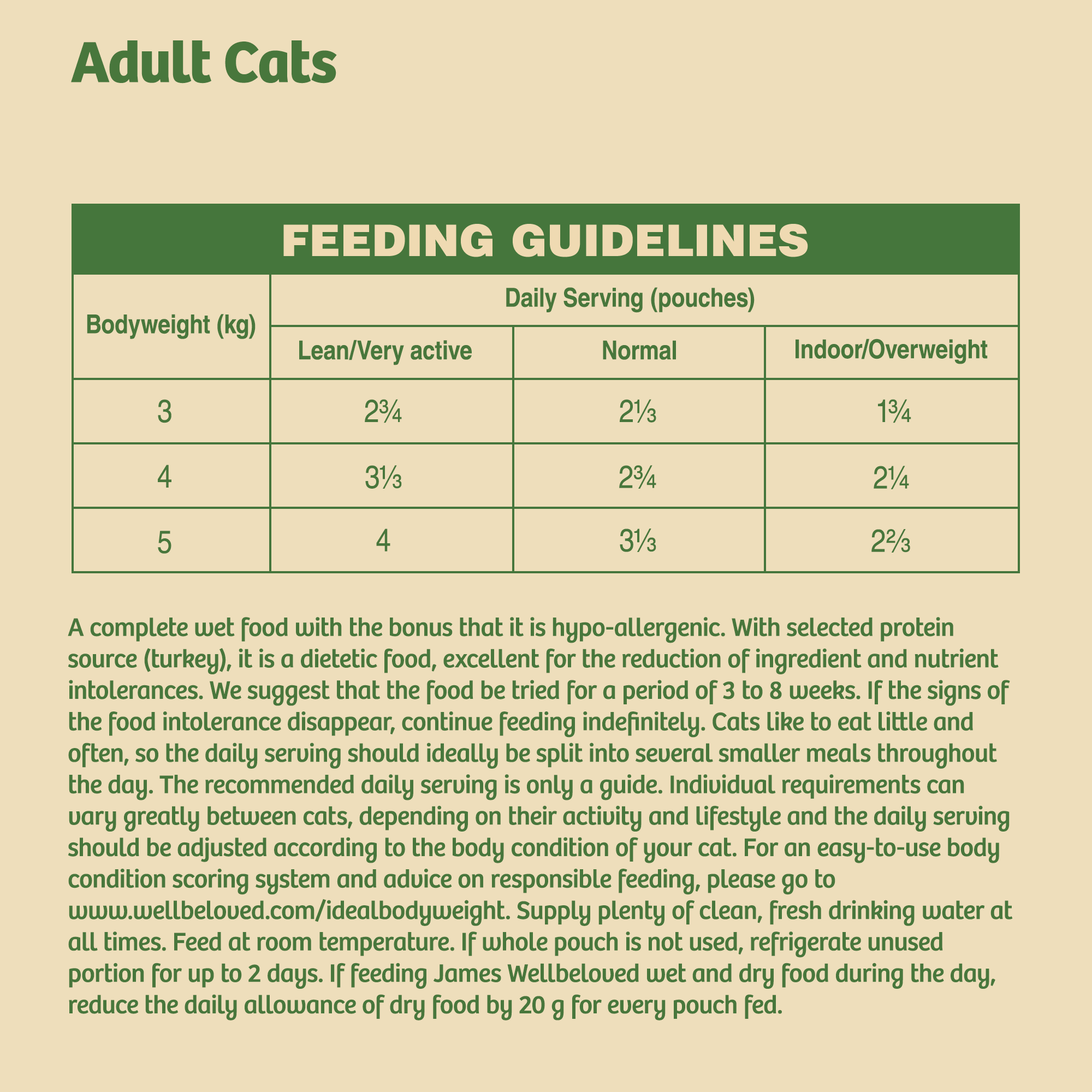 James Wellbeloved Grain Free Adult Cat Wet Food Turkey in Gravy