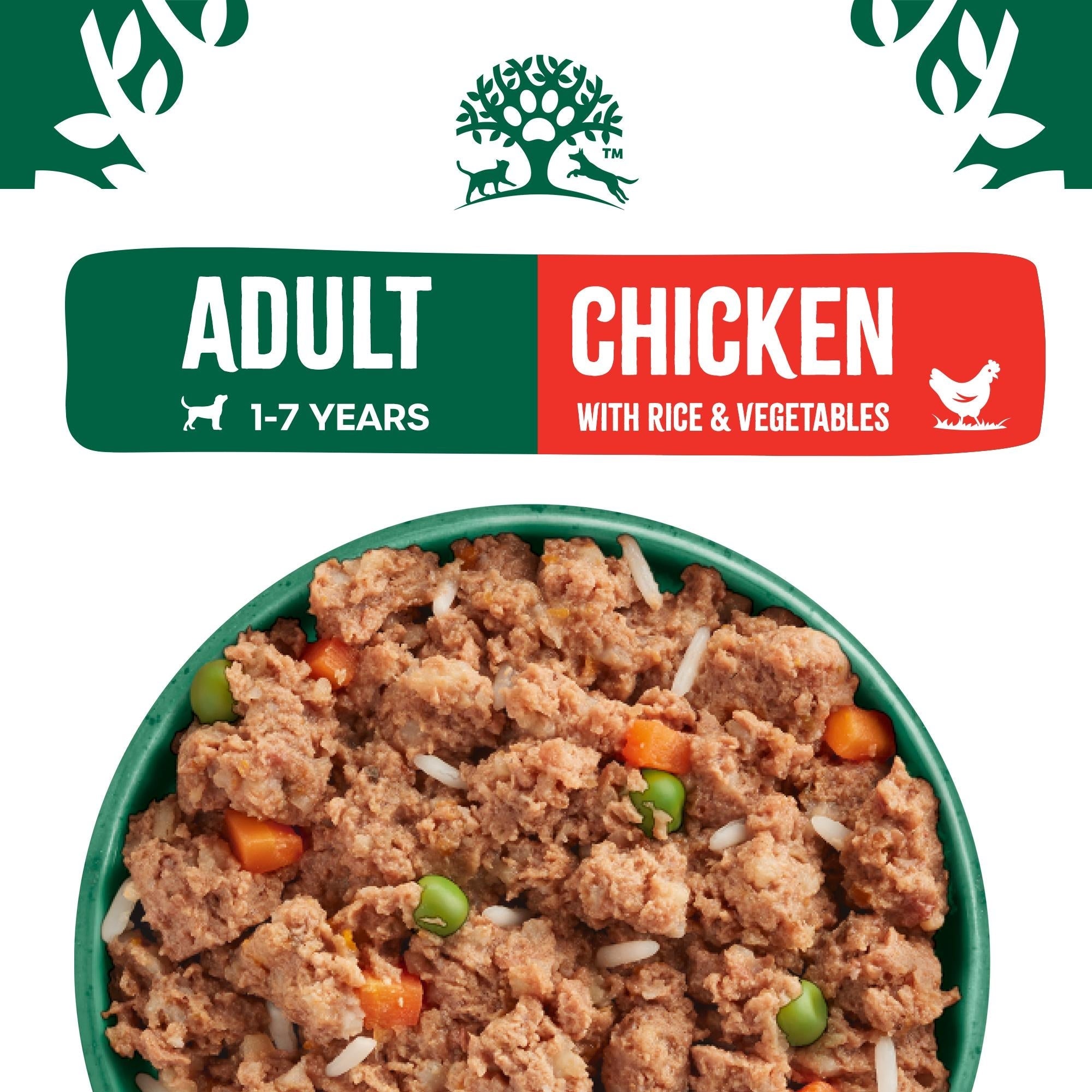 James Wellbeloved Adult Dog Wet Food Chicken and Rice in Loaf
