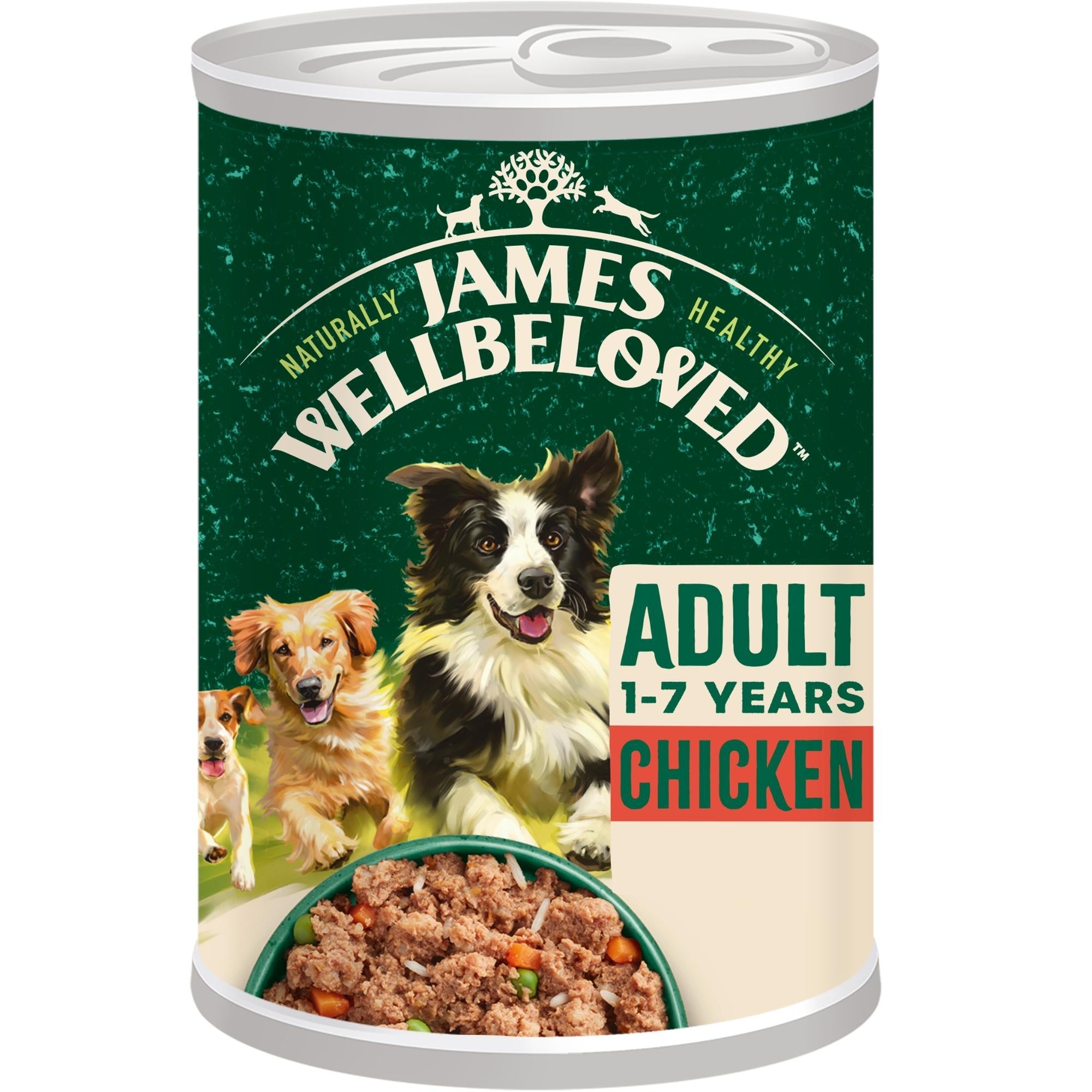 James Wellbeloved Adult Dog Wet Food Chicken and Rice in Loaf