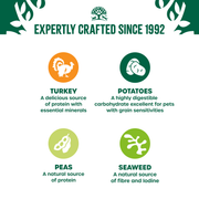 James Wellbeloved Grain Free Adult Dog Wet Food Turkey in Gravy