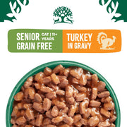 James Wellbeloved Grain Free Senior 11+ Cat with Turkey in Gravy Pouches