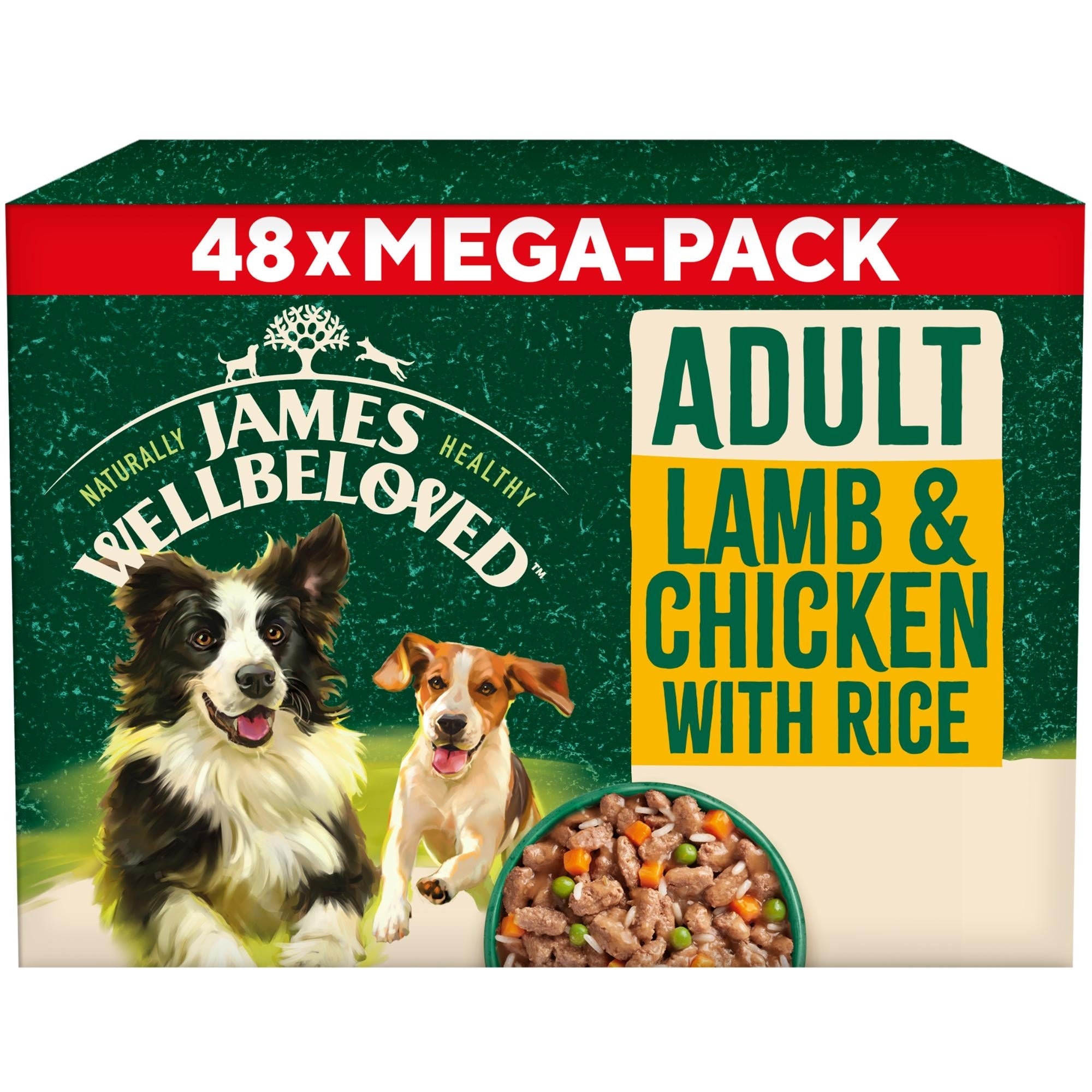 James Wellbeloved Adult Dog Wet Food Lamb in Gravy