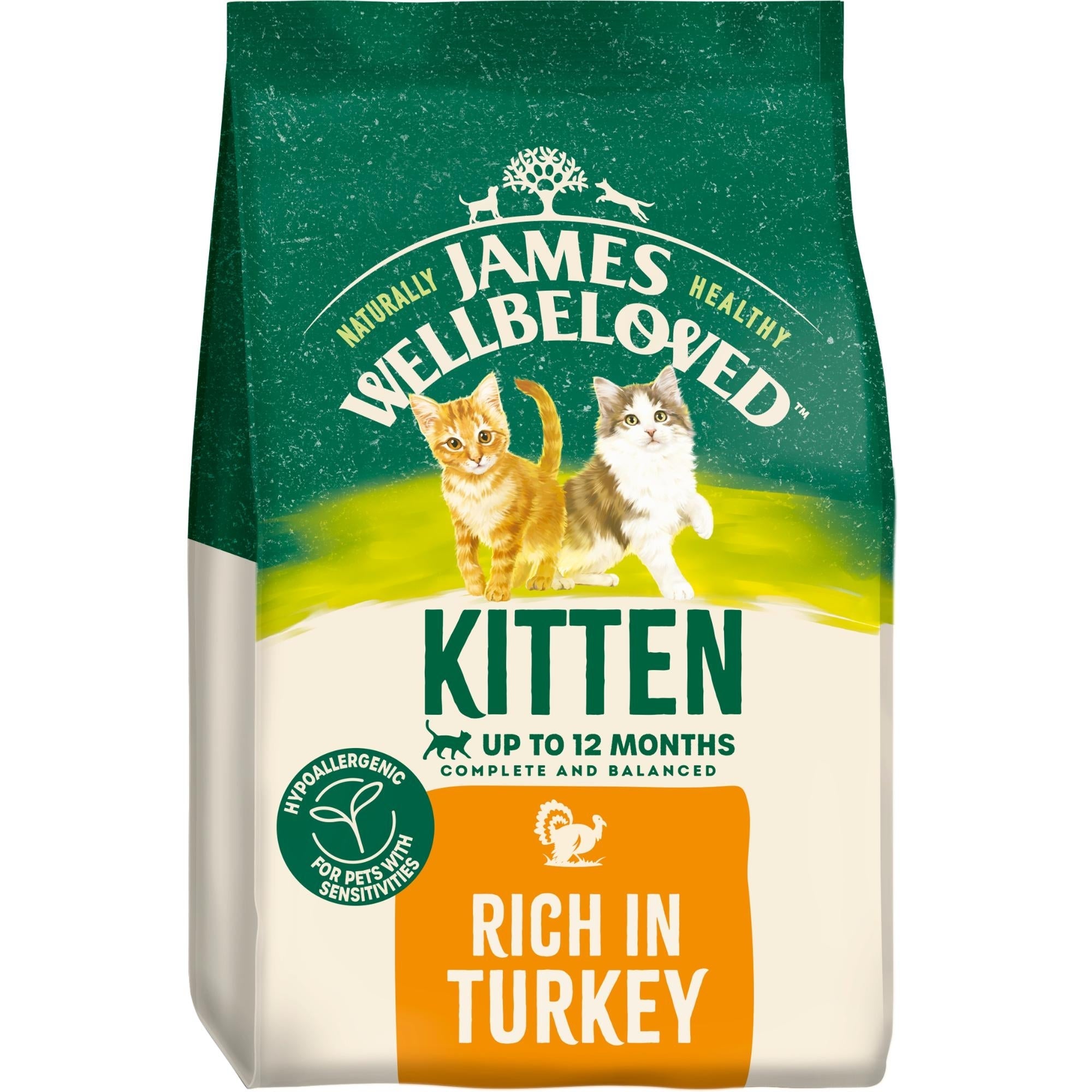 James Wellbeloved Rich in Turkey Kitten Dry Food