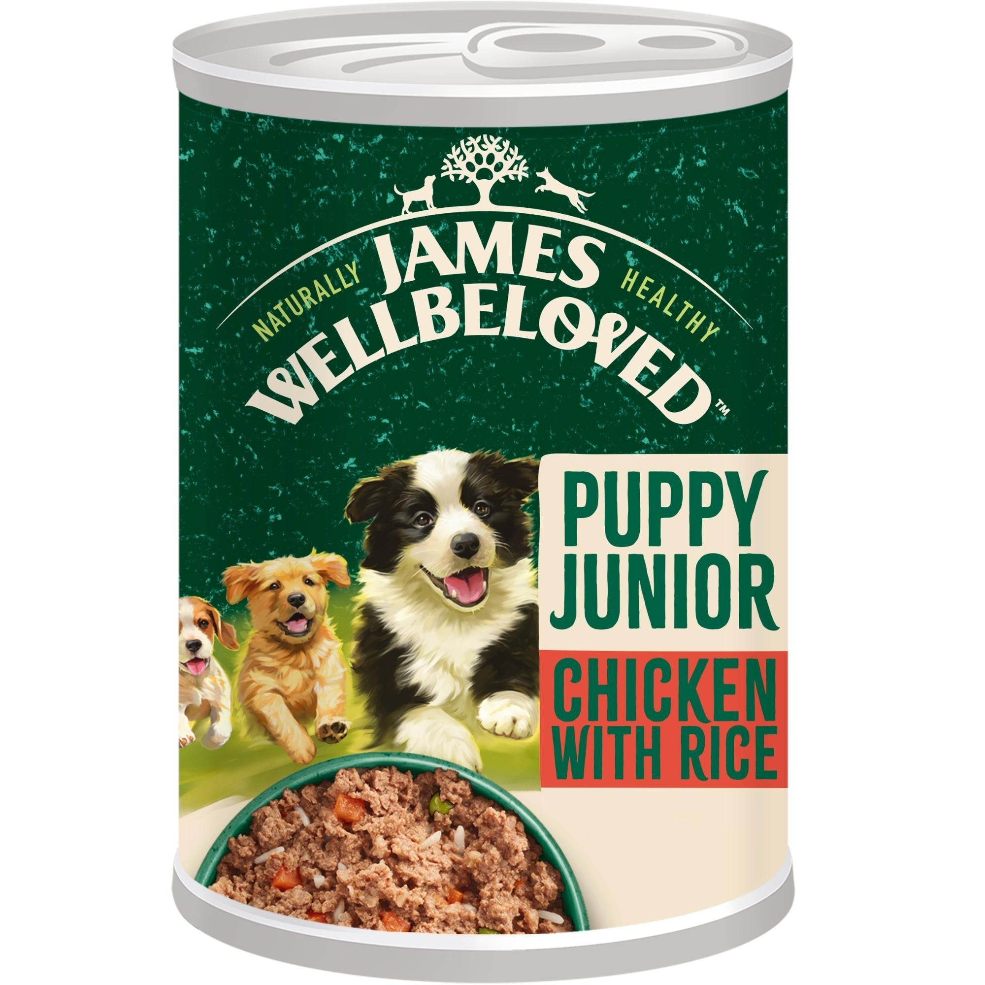 James Wellbeloved Puppy Wet Food Chicken, Rice and Vegetable in Loaf