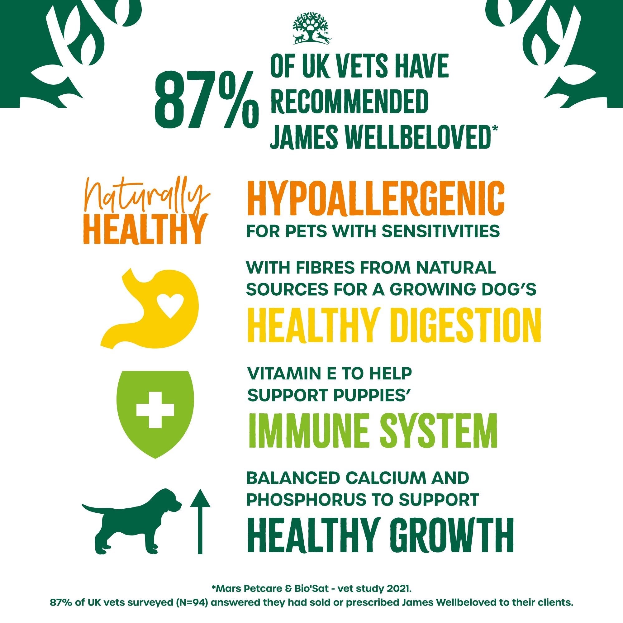 James Wellbeloved Puppy Wet Food Chicken, Rice and Vegetable in Loaf