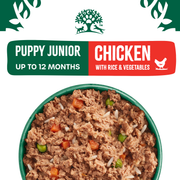 James Wellbeloved Puppy Wet Food Chicken, Rice and Vegetable in Loaf