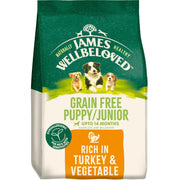 James Wellbeloved Grain Free Rich in Turkey and Vegetable Puppy/Junior Dry Dog Food
