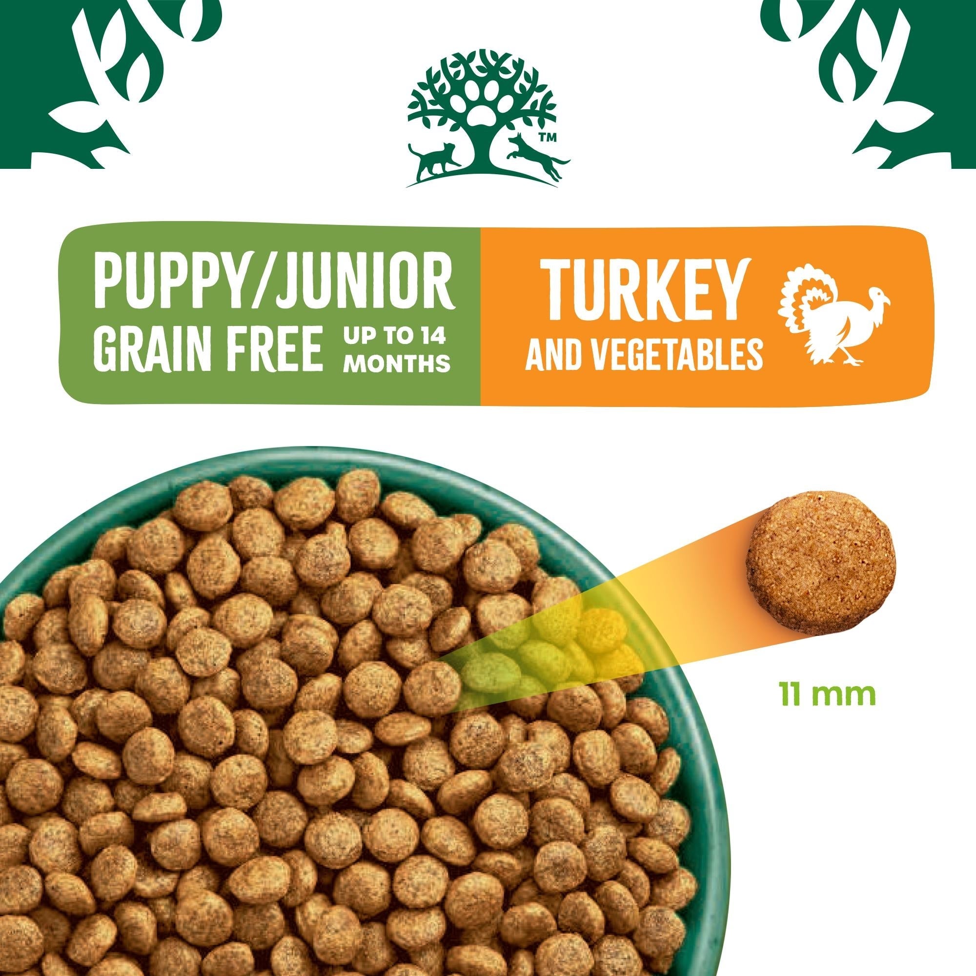 James Wellbeloved Grain Free Rich in Turkey and Vegetable Puppy/Junior Dry Dog Food