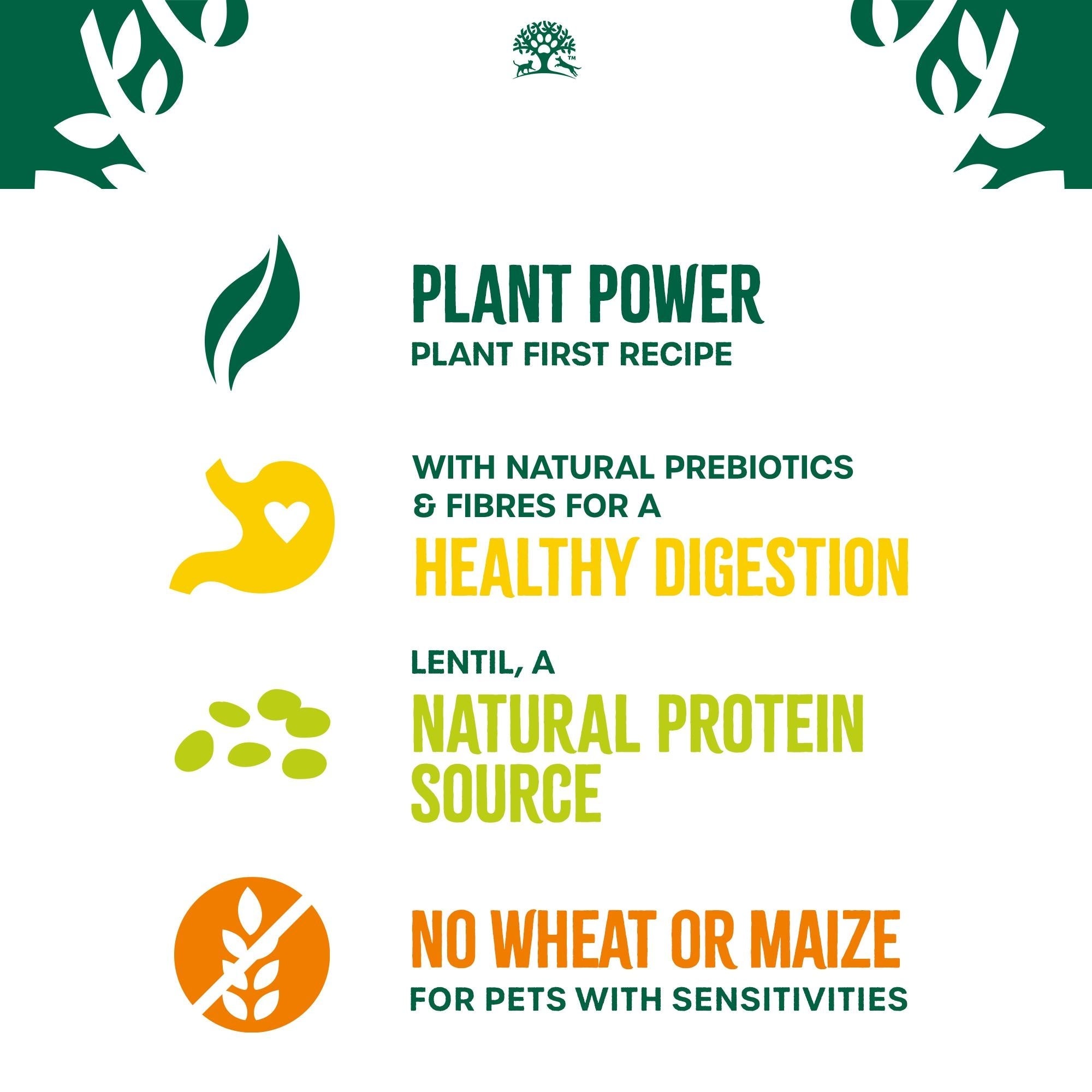 James Wellbeloved Adult Dog Food Plant Power with Lamb