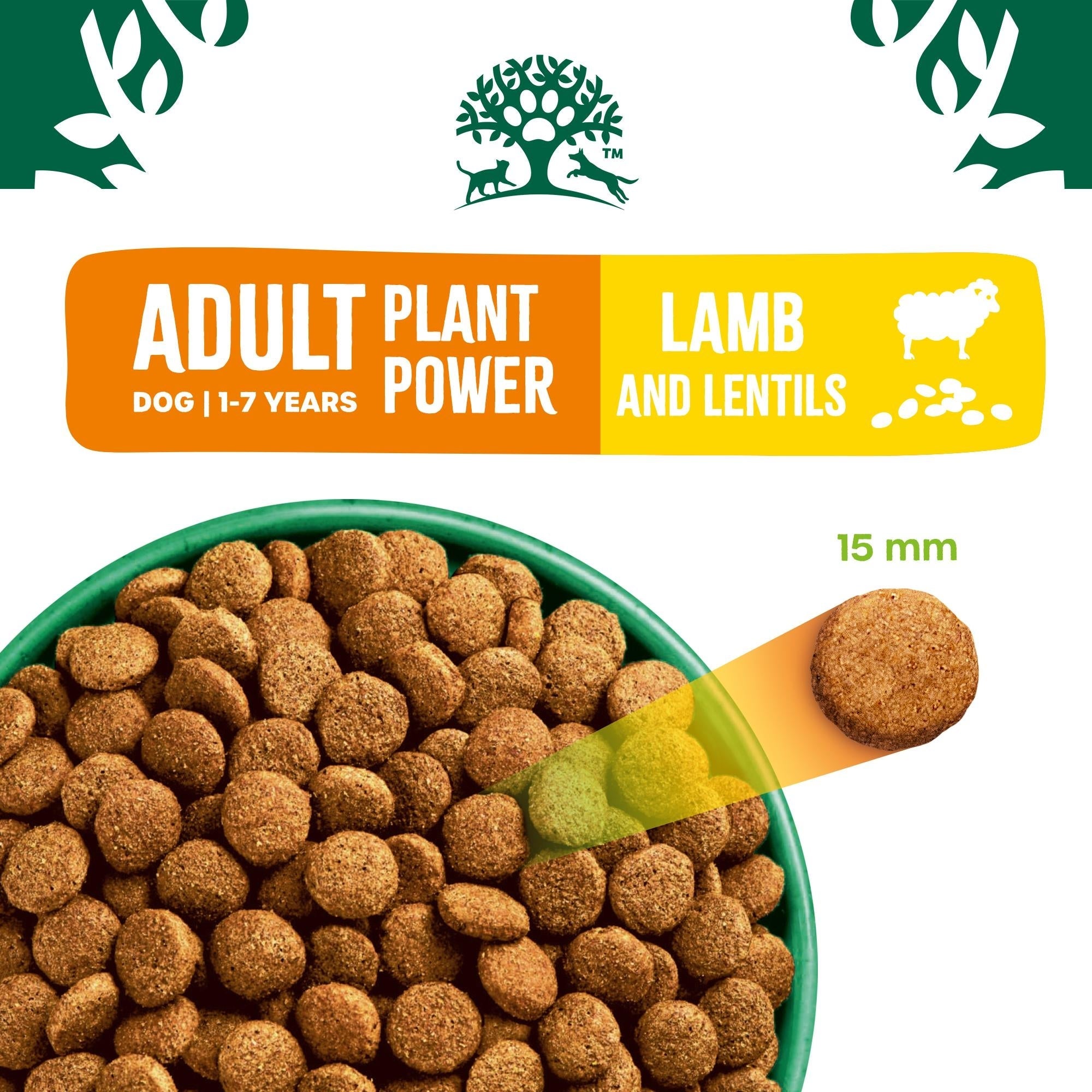 James Wellbeloved Adult Dog Food Plant Power with Lamb