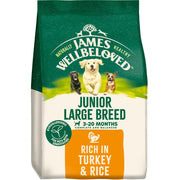 James Wellbeloved Rich in Turkey and Rice Junior Large Breed Dry Dog Food
