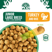 James Wellbeloved Rich in Turkey and Rice Junior Large Breed Dry Dog Food