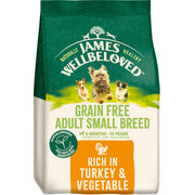 James Wellbeloved Grain Free Rich in Turkey and Vegetable Adult Small Breed Dry Dog Food