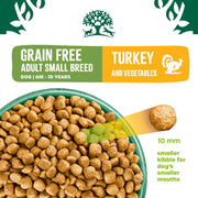 James Wellbeloved Grain Free Rich in Turkey and Vegetable Adult Small Breed Dry Dog Food