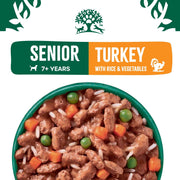James Wellbeloved Senior Dog Turkey with Rice in Gravy Pouches