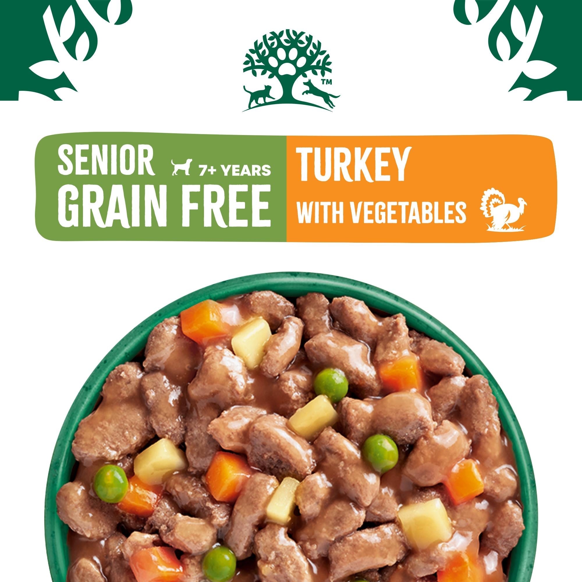 James Wellbeloved Grain Free Senior Dog Wet Food Turkey in Gravy