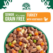 James Wellbeloved Grain Free Senior Dog Wet Food Turkey in Gravy
