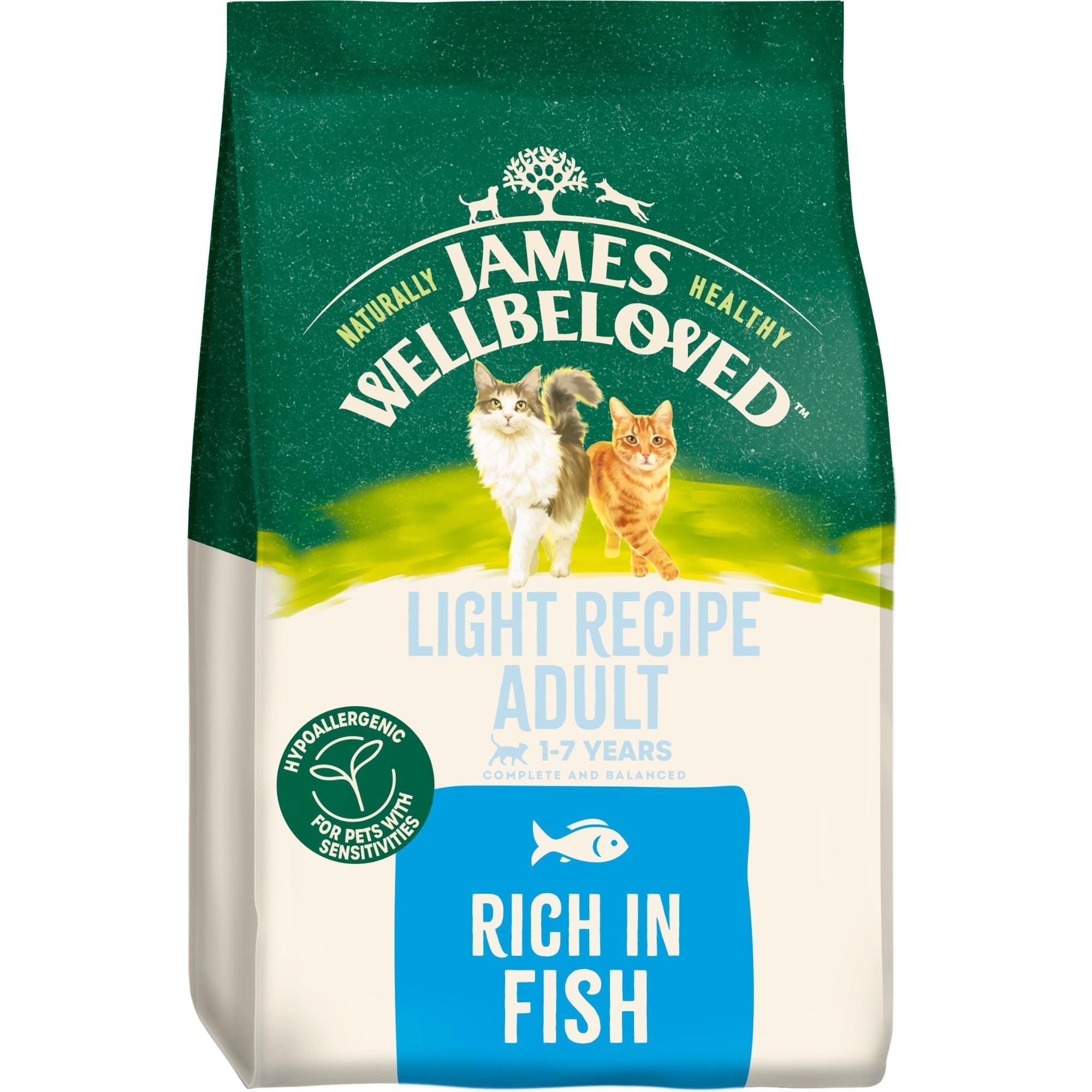 James Wellbeloved Rich in Fish Light Recipe Adult Dry Cat Food