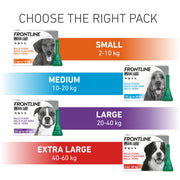 FRONTLINE Plus Flea and Tick Treatment for Dogs