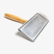 Ancol Heritage Wooden Handle Soft Slicker Brush