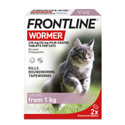 Frontline Wormer Tablets for Cats 2 Pack