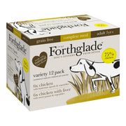 Forthglade Complete Grain Free Adult Chicken & Liver Variety Pack Wet Dog Food