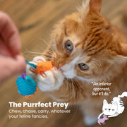 Rosewood Catstages Catnip Chew Mice Cat Toy