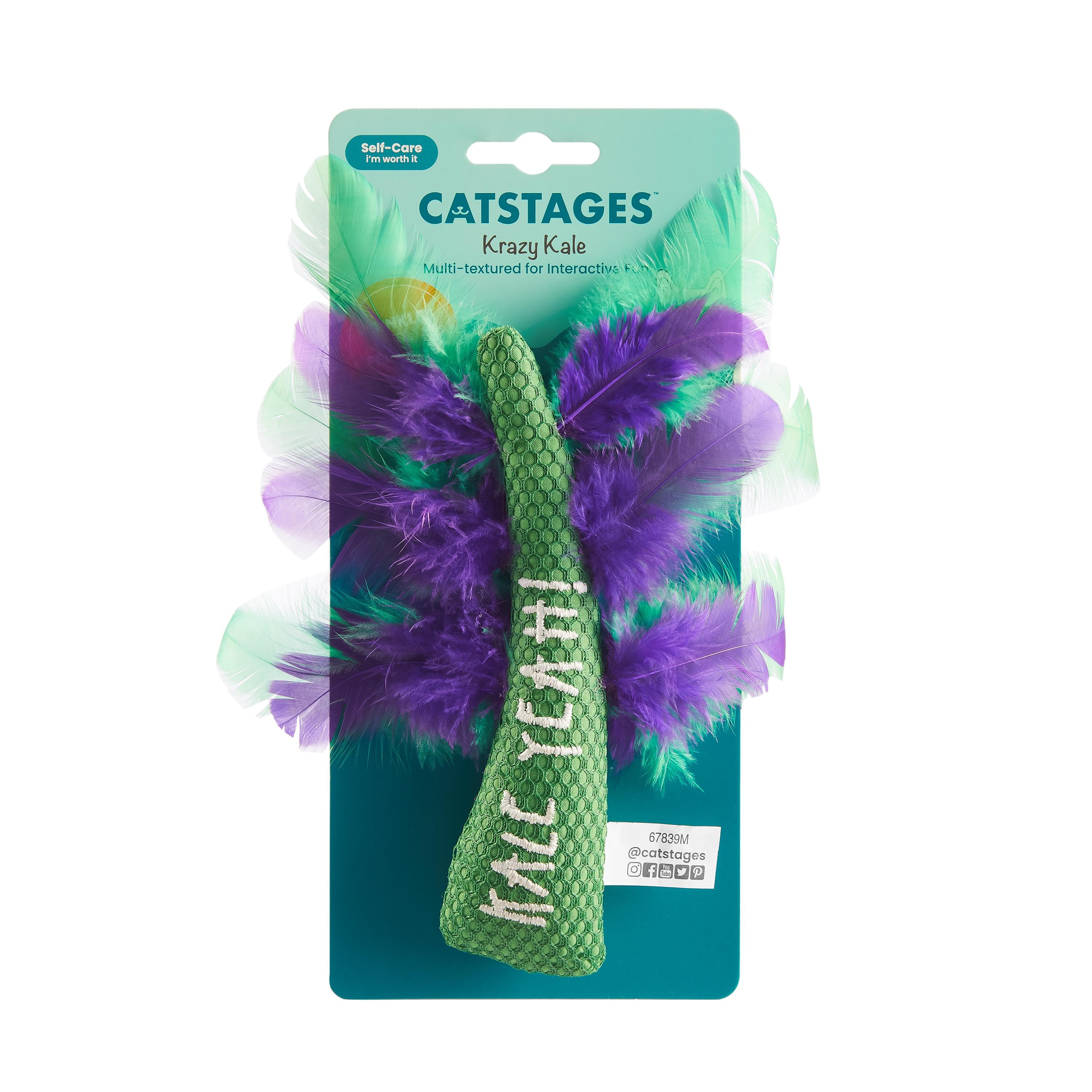 Rosewood Catstages Krazy Kale Cat Toy