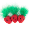 Rosewood Catstages Strawbabies 3 Pack Cat Toy
