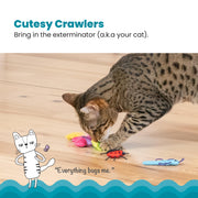 Rosewood Catstages Cute As A Bug 6 Pack Cat Toy