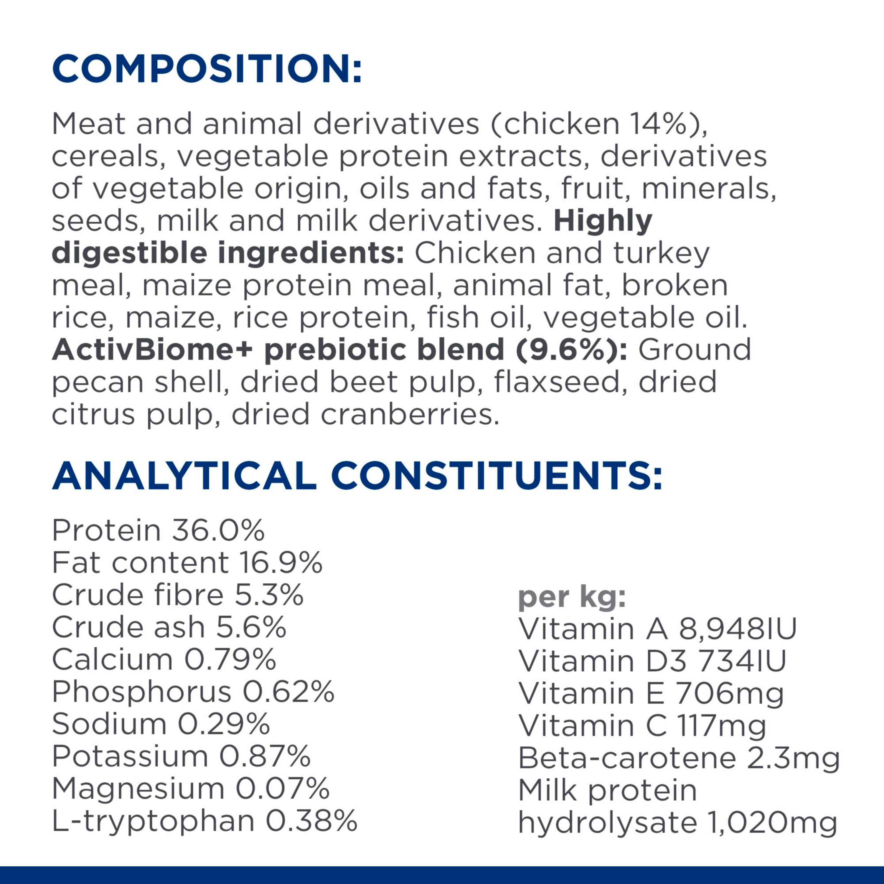 Hill's Gastrointestinal Biome Stress Dry Cat Food